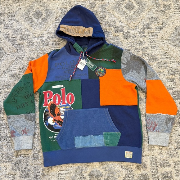 Men’s Polo Ralph Lauren Country Patchwork Hoodie